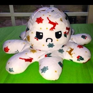 Reversible Festive Octopus Plush 11" Brand New